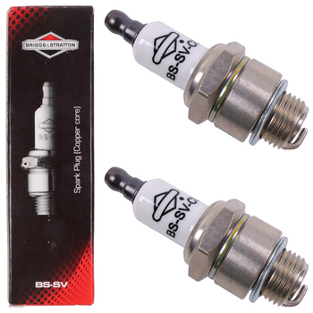 2x Zündkerze für Briggs & Stratton Motoren: BS-SV 992300 992300C 802592S RJ1