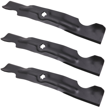 3x 45cm Rasenmäher Klinge für Cub Cadet All Rounder 1050  RZT 50 Zero Turn Stern