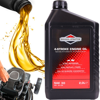 Motoröl für Rasenmäher BRIGGS&STRATTON SAE30 2L Viertaktmotoren Mineral