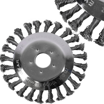 Unkrautbürste – Draht, 6" für Freischneider Motorsense 25,4mm MASTIF MATRIX DEMON