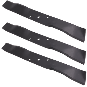 3x 45cm Rasenmäherklinge Satz für Stiga Villa 85M, Maestro, Mulcher Messer Set