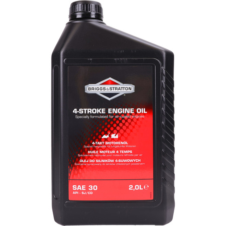 Motoröl für Rasenmäher BRIGGS&STRATTON SAE30 2L Viertaktmotoren Mineral