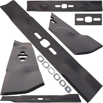 Universal Rassenmähermesser 38cm Klinge für Rassenmäher ⌀10 16 18mm