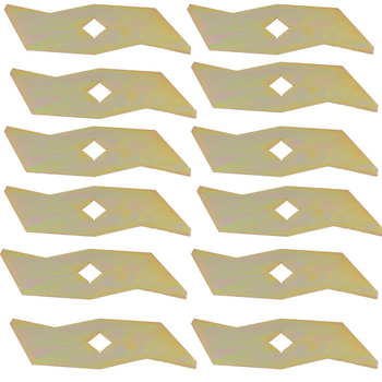 Messer 12x 16cm für AL-KO Comfort 36VE Comfort 38VB Euromat 360VE Sunline 360VE