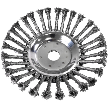 Rasentrimmer Kopf Bürste 8" 25,4 Drahtbürste  Motorsense Bürste Unkraut