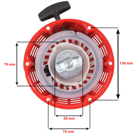 Seilzugstarter für Generator, Rüttelplatte, Pumpe HONDA GX LONCIN G200F