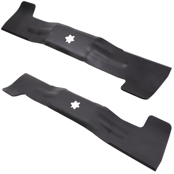 2x46,7cm Rasenmäherklinge für Yardman Yard-Man HS 5180 / HS 5200 / HS 5220 K