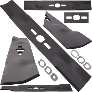 Universal Rassenmähermesser 48cm Klinge für Rassenmäher ⌀10 16 18mm