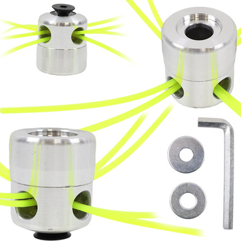 Fadenkopf für MOTORSENSE RASENTRIMER Aluminiumkopf + Faden für BRAST FUXTEC NAC VICTUS