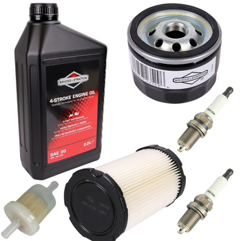 Wartungsset Husqvarna TC 142T B&S 7200 Filter + Öl 2L + Zündkerzen ORIGINAL
