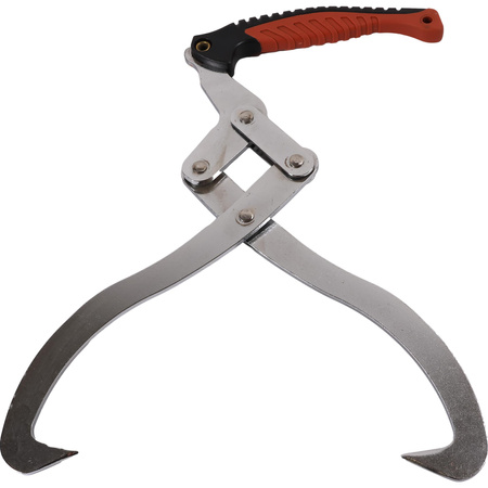 Holzzange 12" Für Rundholz bis Ø 30 cm Handpackzange Handhebezange Holzgreifer