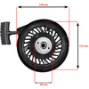 Seilzugstarter für Motor Tecumsech 1421.0056 TC1421.0056 TC14210056 1421.0076