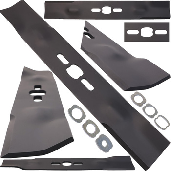 Universal Rassenmähermesser 43cm Klinge für Rassenmäher ⌀10 16 18mm