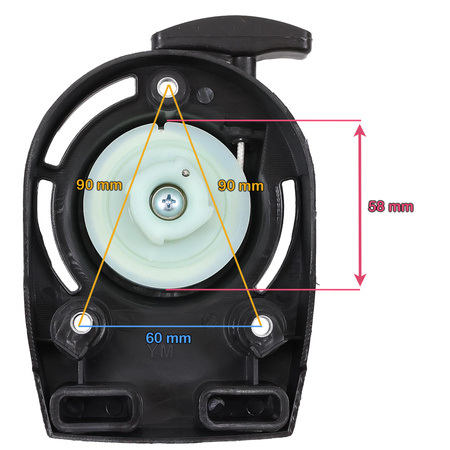 Seilzugstarter passend für HONDA GX35 für Rasentrimmer Freischneider 28400-Z0Z-003