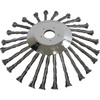Unkrautbürste 10" 255mm für Motorsense Rassentrimmer Drahtbürste