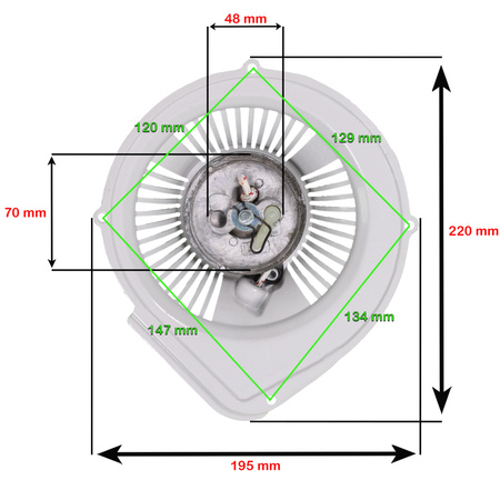 Seilzugstarter Starter passend für STIHL 070 090 090G MS720 11060802802 Kettesäge
