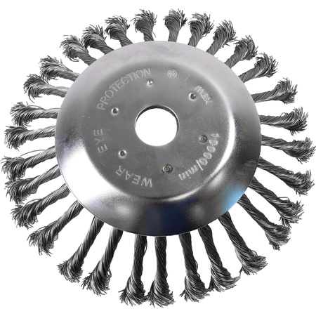Rasentrimmer Kopf Bürste 8" 25,4 Drahtbürste  Motorsense Bürste Unkraut